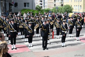 Orkiestra Reprezentacyjna Marynarki Wojennej podczas uroczystości z okazji Święta Narodowego Trzeciego Maja