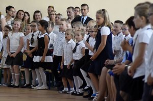 Rozpoczęcie roku szkolnego 2018/2019 w Szkole Podstawowej nr 40 w Chyloni, fot. Kamil Złoch