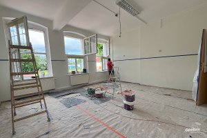 Remont sali lekcyjnej w Specjalnym Ośrodku Szkolno-Wychowawczym nr 1 (fot. Katarzyna Balcerzak)