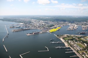 W tym miejscu powstanie nowy publiczny terminal promowy // materiały prasowe Portu Gdynia