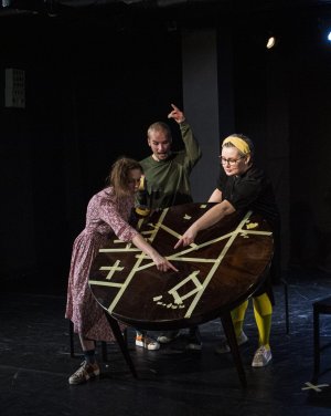 Małgorzata Polakowska, Jacek Panek, Ida Bocian // fot. Teatr Gdynia Główna