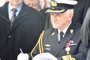  Przekazanie obowiązków dowódcy COM-DKM odbyło się na okręcie muzeum ORP „Błyskawica” // fot. Jan Ziarnicki