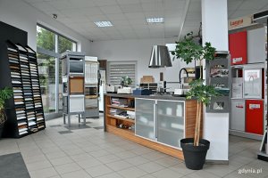 Fragment ekspozycji w salonie firmy Okland 