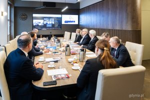 Posiedzenie prezydium Stowarzyszenia Miast Laureatów Nagrody Europy transmitowano także online. 