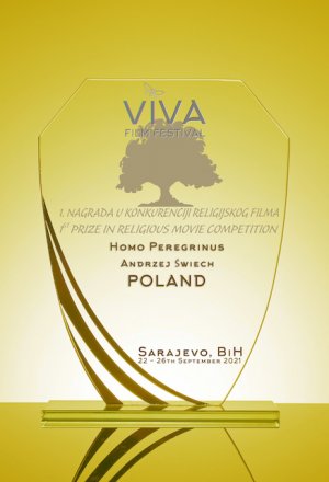 Nagroda dla Andrzeja Święcha za film „Homo Peregrinus”. // fot. vivaba.com