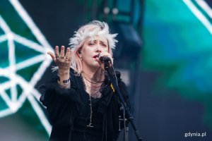 Grupa Slowdive podczas koncertu na Open'erze 