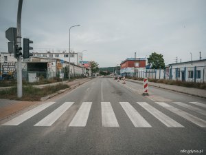 infrastruktura drogowa przy wiadukcie drogowym na ul. Puckiej, fot. M.Mielewski //ZDIZ Gdynia