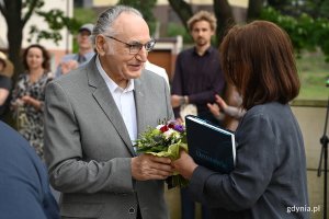 Wernisaż wystawy "Eryka i Jan Drostowie. Polskie Projekty Polscy Projektanci" w Muzeum Miasta Gdyni. N/z Jan Drost. Fot. Michał Puszczewicz