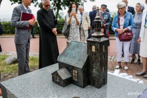 Odsłonięcie makiety kościoła pw. św. Józefa w Gdyni Orłowie. Fot. Karol Stańczak