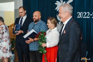 Laureatami Medalu w 2023 roku są: Andrzej Busler, Marcin Scheibe i Redakcja Kaszubska Radia Gdańsk. Fot. Mateusz Dietrich