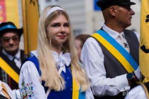 Uczestnicy zjazdu podczas przemarszu