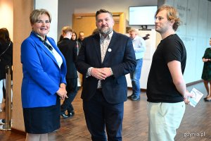 Na zdjęciu m.in.: radna Teresa Bysewska, przewodniczący Rady Miasta Tadeusz Szemiot (fot. Michał Puszczewicz)