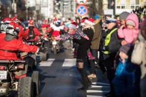 Mikołaje na motocyklach w Gdyni, fot. Karol Stańczak
