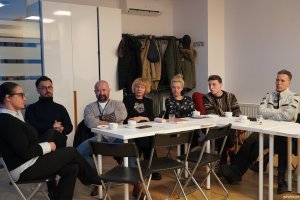 Członkowie Gdyńskiej Rady Kultury na posiedzeniu 16 lutego w Konsulacie Kultury