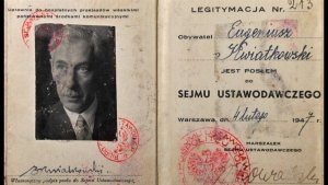 Legitymacja sejmowa Eugeniusza Kwiatkowskiego, Sejm Ustawodawczy 1947, żródło NAC