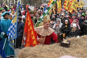 Królowie składają dary Dzieciątku