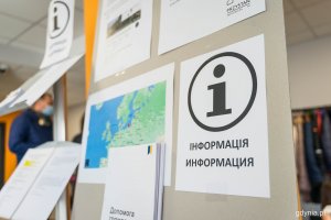 Na zdjęciu wnętrze Przystani Śmidowicza 49 zaadaptowanej na potrzeby gości z Ukrainy