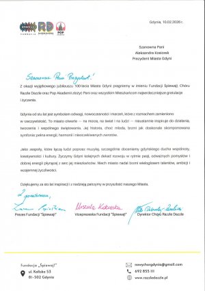  Kto złożył życzenia Gdyni?