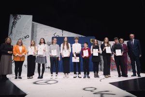 Wspólne zdjęcie stypendtystów