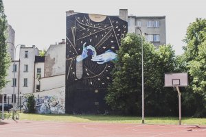 Mural autorstwa Basik, Traffic Design 2014
