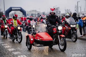 20. edycja parady „Mikołaje na motocyklach” - start w Gdyni, fot. Kamil Złoch