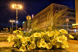 Gdynia nocą, fot. Michał Puszczewicz