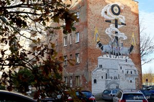 Futurystyczny mural #wGdyni 