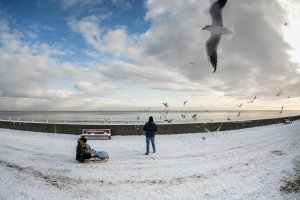 Zima w Gdyni // fot. Karol Stańczak