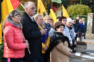 Uroczystość nadania placowi przy ul. Starodworcowej na Wielkim Kacku imienia 66. Kaszubskiego Pułku Piechoty // fot. Michał Puszczewicz