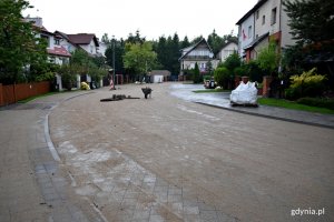 Przebudowa ulic Jowisza i Marsa na Chwarznie-Wiczlinie, fot. Kamil Złoch