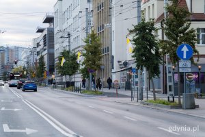 Flagi na ul. 10 lutego (fot. Paweł Budziński)