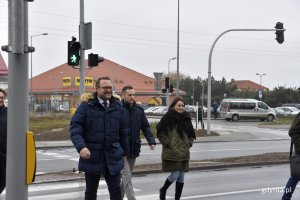 Inteligentne przejście dla pieszych na Pogórzu // fot. Justyna Bronk