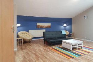 Smart Stay Hostel, widok na część og&oacute;lną wypoczynkową