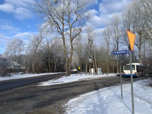 fragment ulicy Wiczlińskiej - pętla autobusowa, fot. D.Matejczyk// WI UM Gdyni