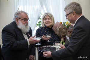 Pamiątkowe Medale za Długoletnie Pożycie Małżeńskie z rąk prezydenta Wojciecha Szczurka odebrały pary obchodzące Złote Gody, fot. Przemysław Kozłowski