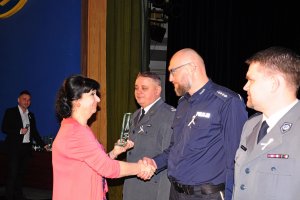 Wręczenie statuetki „Ambasadora Kampanii Biała Wstążka w Gdyni” za rok 2017, fot. Michał Kowalski