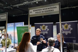 Stoisko Komendy Wojew&oacute;dzkiej Policji w Gdańsku
