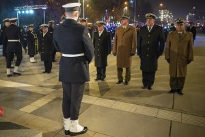 Capstrzyk z okazji 101. rocznicy utworzenia morskiego Rodzaju Sił Zbrojnych // fot. st. chor. szt. Mar. Piotr Leoniak