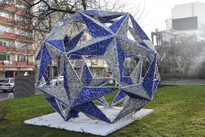 Instalacja iluminacji świątecznych w Gdyni, fot. Michał Puszczewicz