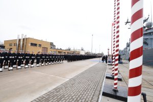 Zmiana na stanowisku Komendanta Portu Wojennego w Gdyni, fot. Lechosław Dzierżak