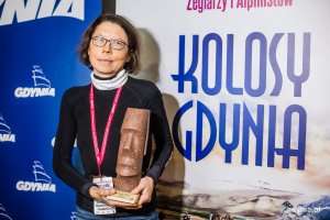 Dorota Rasińska-Samoćko z Kolosem w kategorii "Wyczyn Roku" // fot. Karol Stańczak