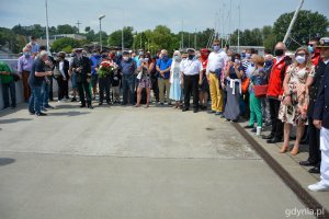 W Alei Żeglarstwa Polskiego odsłonięto tablice komandora Bolesława Romanowskiego i Henryka Fronczaka // fot. Paweł Kukla