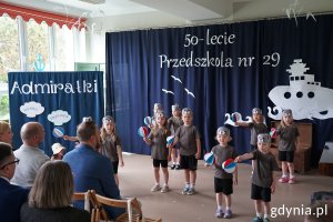 Występ dzieci na jubileuszu Przedszkola nr 29