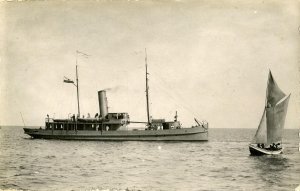 ORP "Pomorzanin", pierwszy polski statek hydrograficzny i pierwsza jednostka polskiej MW w II RP, fot. Muzeum Marynarki Wojennej 