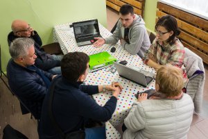 Maraton pisania wniosków w gdyńskich dzielnicach fot. mat. prasowe LIS