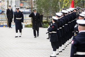 W sobotę 13 kwietnia, w Dzień Pamięci Ofiar Zbrodni Katyńskiej, Gdynia oddała hołd Polakom zamordowanym przez NKWD. Fot. Karol Stańczak. 