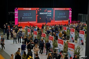 Innovation Stage oraz część stoisk na Infoshare 