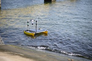 Pojazd skontruowany przez student&oacute;w i naukowc&oacute;w Akademii Marynarki Wojennej (fot. materiały prasowe MON)