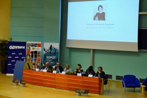 Panelistką podczas debaty była Katarzyna Gruszecka-Spychała, wiceprezydent Gdyni // fot. Paweł Kukla