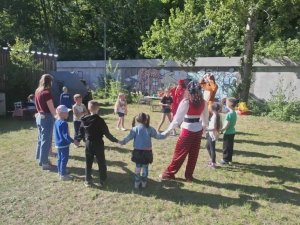 Animacje dla dzieci w Domu Sąsiedzkim w Przystani Śmidowicza 49 (fot. LIS)